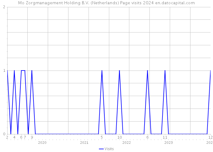 Mo Zorgmanagement Holding B.V. (Netherlands) Page visits 2024 
