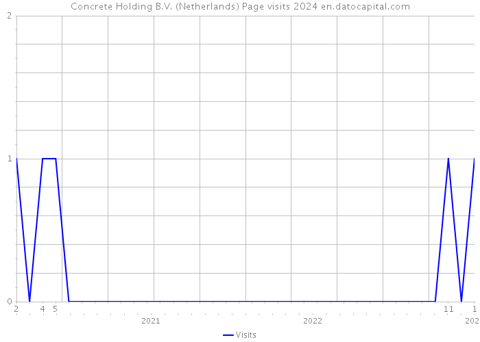 Concrete Holding B.V. (Netherlands) Page visits 2024 