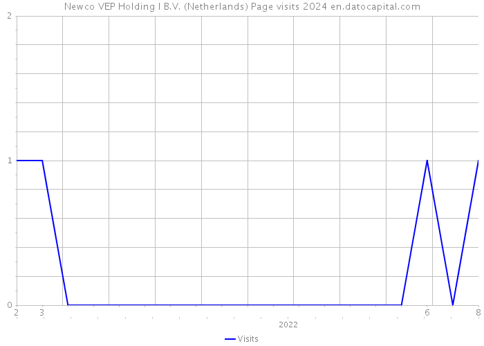 Newco VEP Holding I B.V. (Netherlands) Page visits 2024 