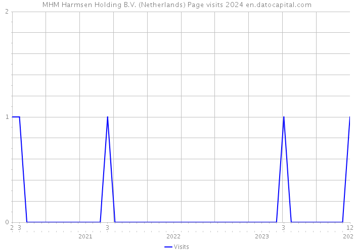 MHM Harmsen Holding B.V. (Netherlands) Page visits 2024 