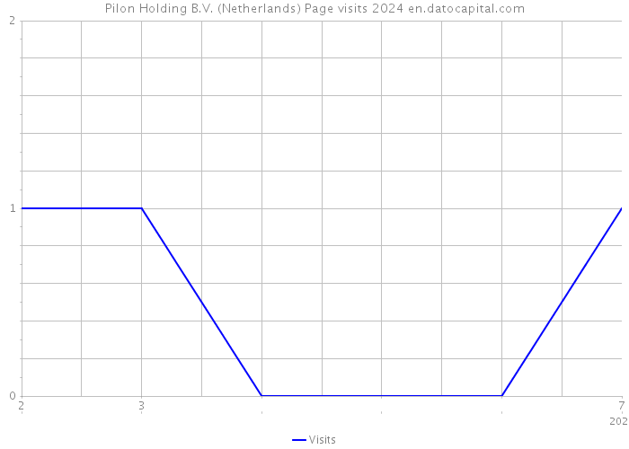 Pilon Holding B.V. (Netherlands) Page visits 2024 