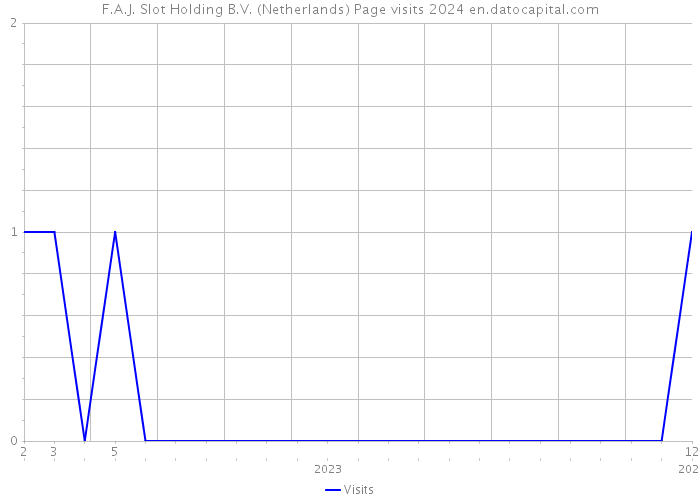 F.A.J. Slot Holding B.V. (Netherlands) Page visits 2024 