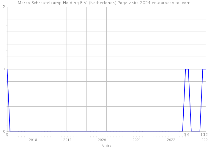 Marco Schreutelkamp Holding B.V. (Netherlands) Page visits 2024 