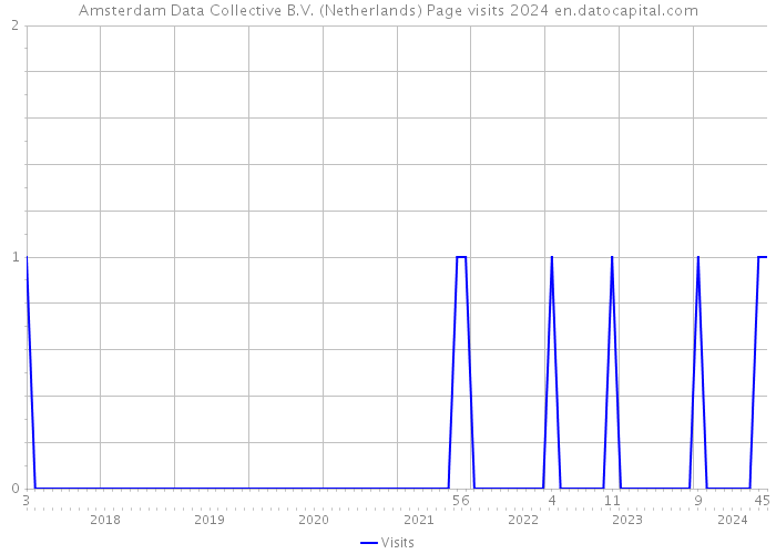 Amsterdam Data Collective B.V. (Netherlands) Page visits 2024 