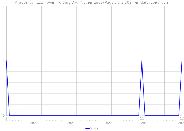 Antoon van Laarhoven Holding B.V. (Netherlands) Page visits 2024 