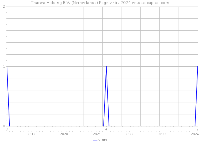Tharwa Holding B.V. (Netherlands) Page visits 2024 