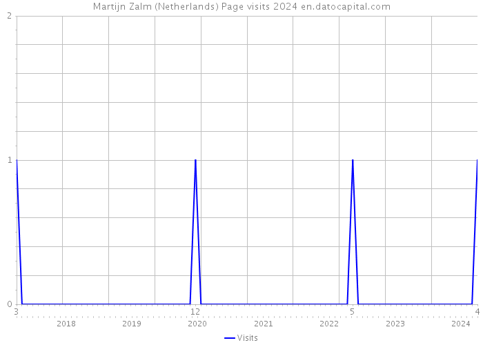 Martijn Zalm (Netherlands) Page visits 2024 