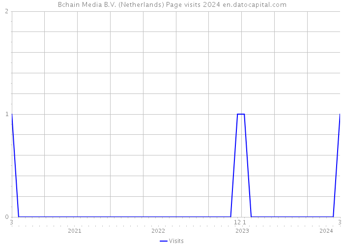 Bchain Media B.V. (Netherlands) Page visits 2024 