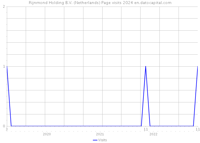Rijnmond Holding B.V. (Netherlands) Page visits 2024 