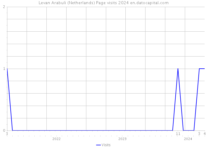 Levan Arabuli (Netherlands) Page visits 2024 