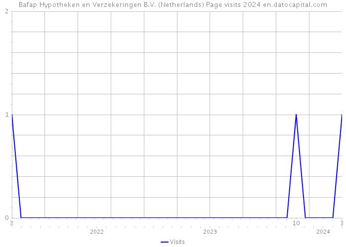 Bafap Hypotheken en Verzekeringen B.V. (Netherlands) Page visits 2024 