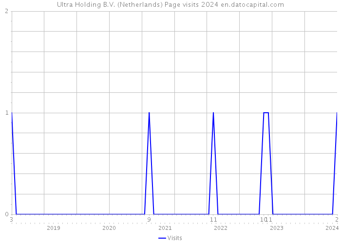 Ultra Holding B.V. (Netherlands) Page visits 2024 