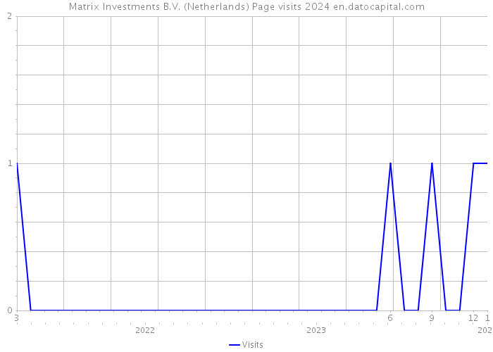 Matrix Investments B.V. (Netherlands) Page visits 2024 