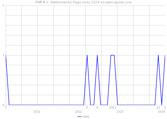 PWP B.V. (Netherlands) Page visits 2024 