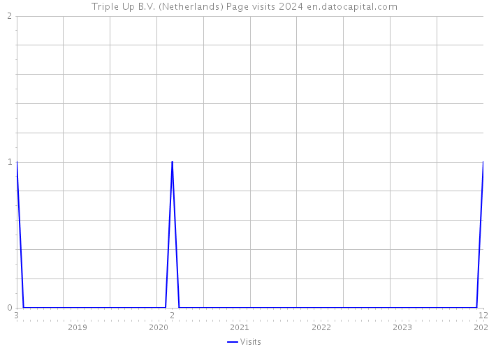 Triple Up B.V. (Netherlands) Page visits 2024 