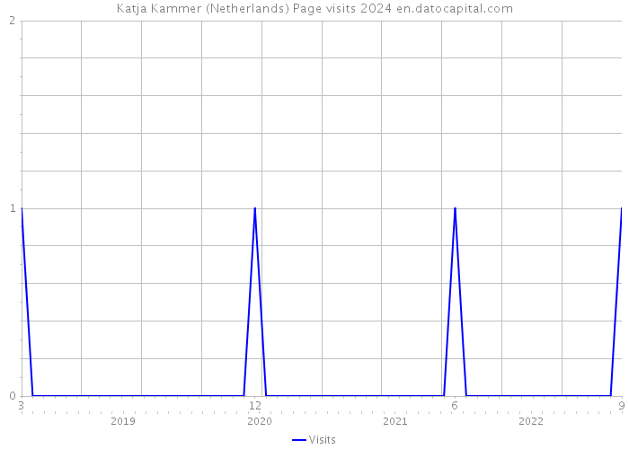 Katja Kammer (Netherlands) Page visits 2024 