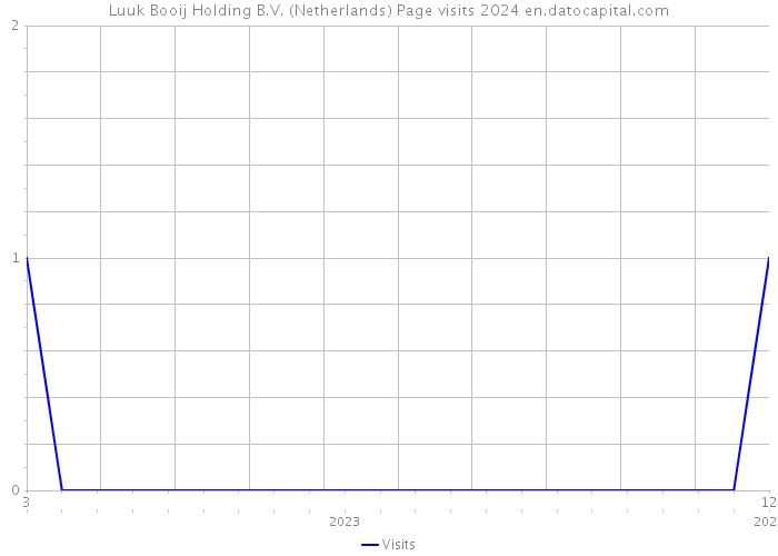 Luuk Booij Holding B.V. (Netherlands) Page visits 2024 