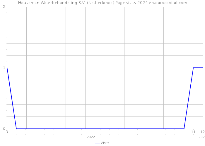 Houseman Waterbehandeling B.V. (Netherlands) Page visits 2024 
