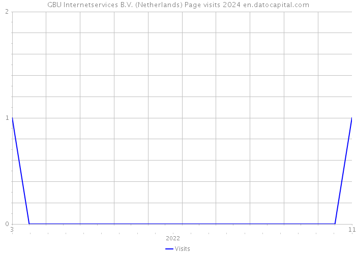 GBU Internetservices B.V. (Netherlands) Page visits 2024 