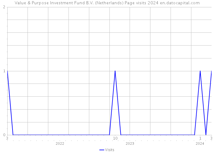 Value & Purpose Investment Fund B.V. (Netherlands) Page visits 2024 