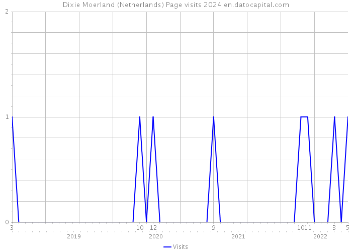 Dixie Moerland (Netherlands) Page visits 2024 