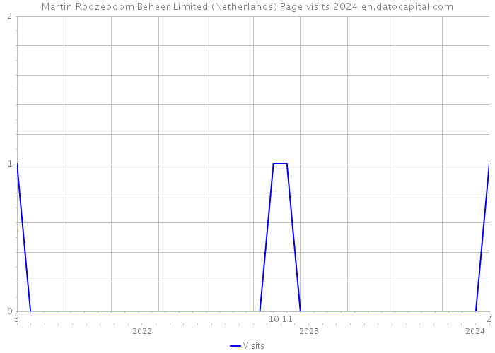 Martin Roozeboom Beheer Limited (Netherlands) Page visits 2024 