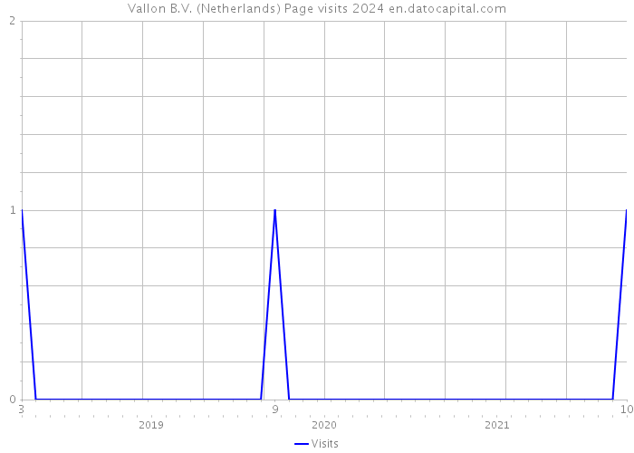 Vallon B.V. (Netherlands) Page visits 2024 