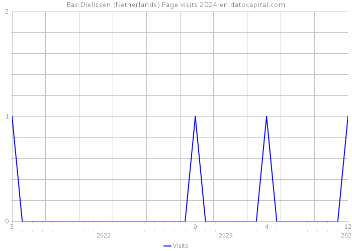 Bas Dielissen (Netherlands) Page visits 2024 