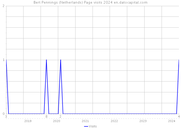 Bert Pennings (Netherlands) Page visits 2024 