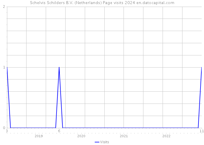 Schelvis Schilders B.V. (Netherlands) Page visits 2024 
