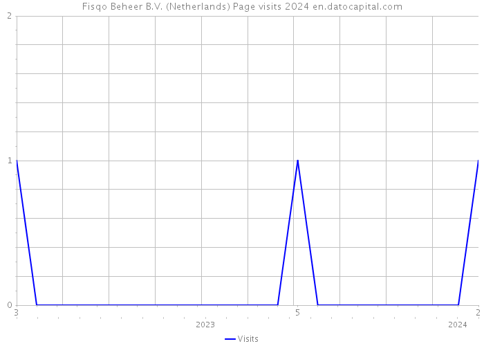 Fisqo Beheer B.V. (Netherlands) Page visits 2024 