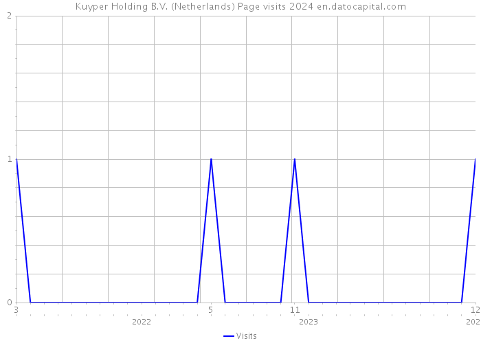 Kuyper Holding B.V. (Netherlands) Page visits 2024 