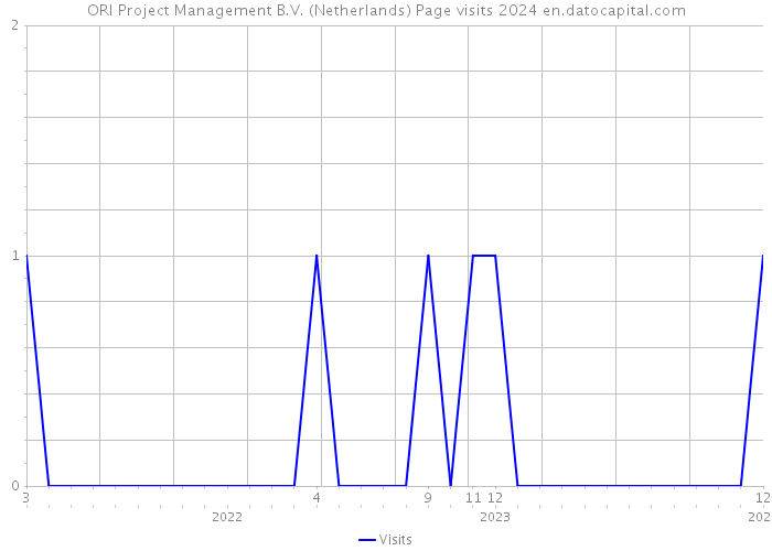 ORI Project Management B.V. (Netherlands) Page visits 2024 