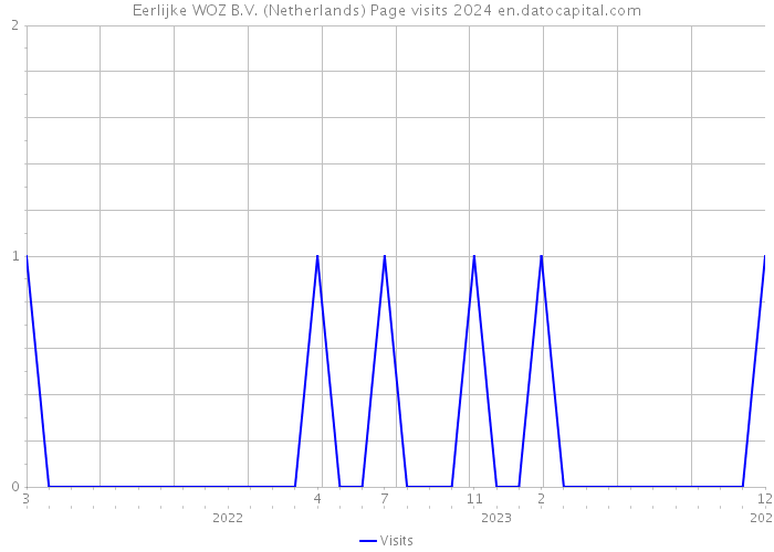 Eerlijke WOZ B.V. (Netherlands) Page visits 2024 