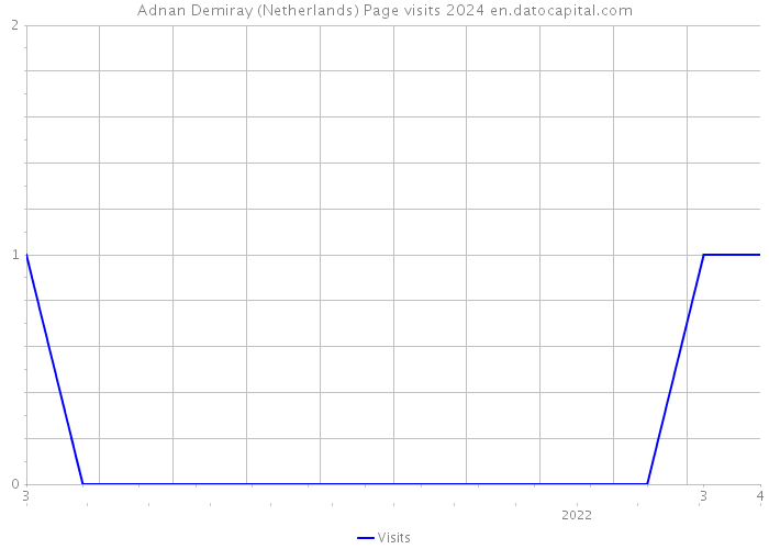 Adnan Demiray (Netherlands) Page visits 2024 