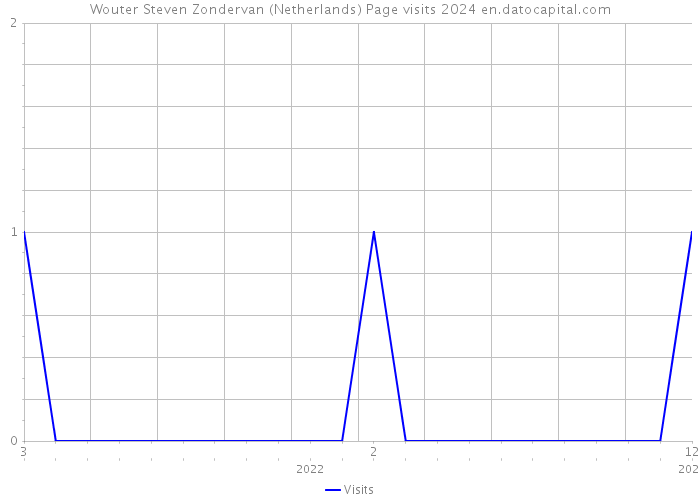Wouter Steven Zondervan (Netherlands) Page visits 2024 