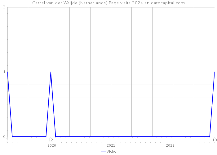 Carrel van der Weijde (Netherlands) Page visits 2024 