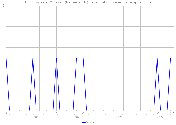 Dorrit van de Wijdeven (Netherlands) Page visits 2024 