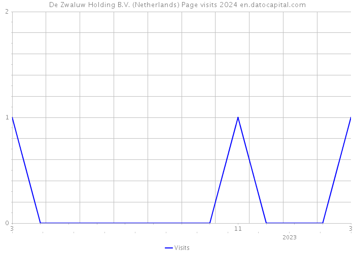 De Zwaluw Holding B.V. (Netherlands) Page visits 2024 