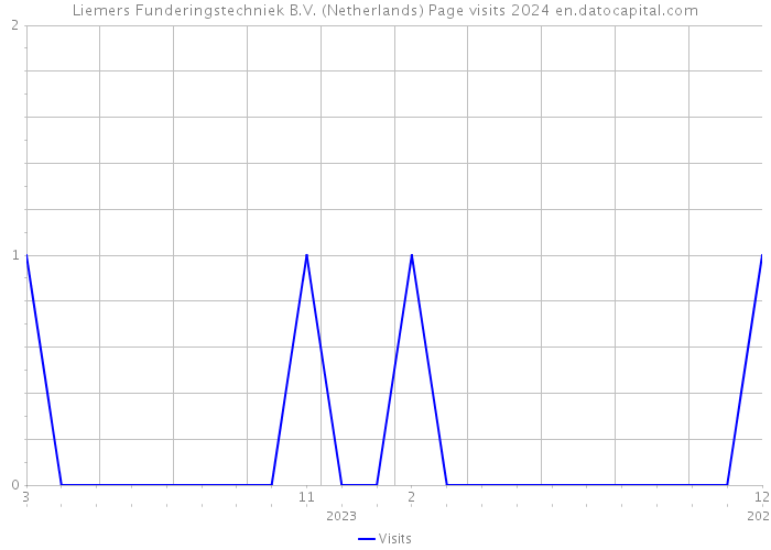 Liemers Funderingstechniek B.V. (Netherlands) Page visits 2024 