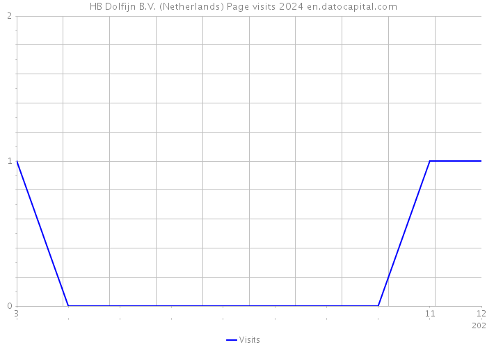 HB Dolfijn B.V. (Netherlands) Page visits 2024 