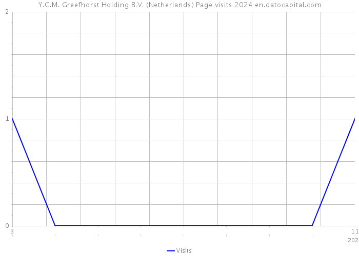 Y.G.M. Greefhorst Holding B.V. (Netherlands) Page visits 2024 
