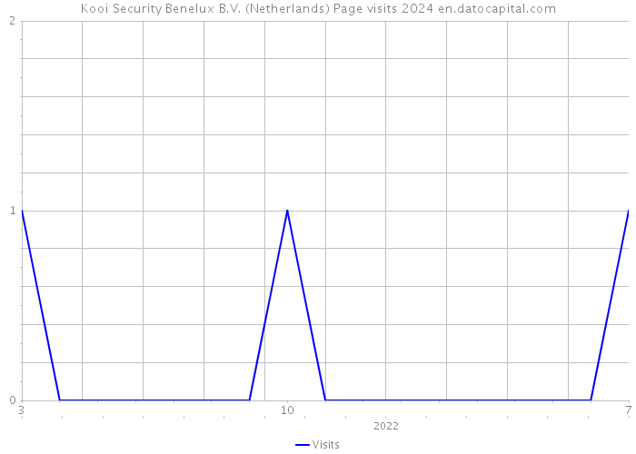 Kooi Security Benelux B.V. (Netherlands) Page visits 2024 