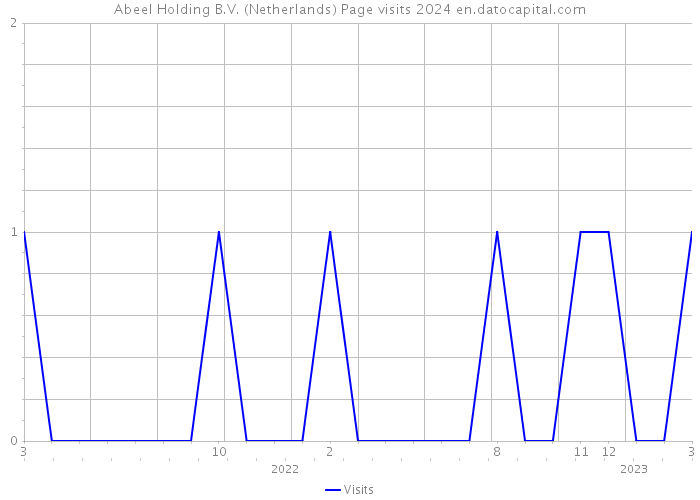 Abeel Holding B.V. (Netherlands) Page visits 2024 