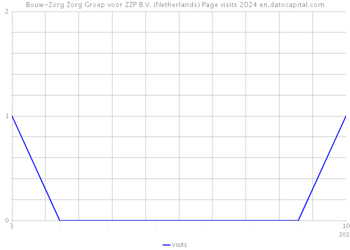 Bouw-Zorg Zorg Groep voor ZZP B.V. (Netherlands) Page visits 2024 