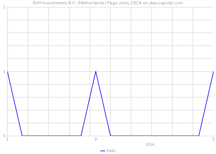 EvH Investments B.V. (Netherlands) Page visits 2024 