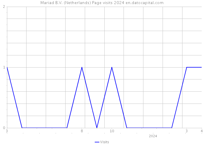 Mariad B.V. (Netherlands) Page visits 2024 