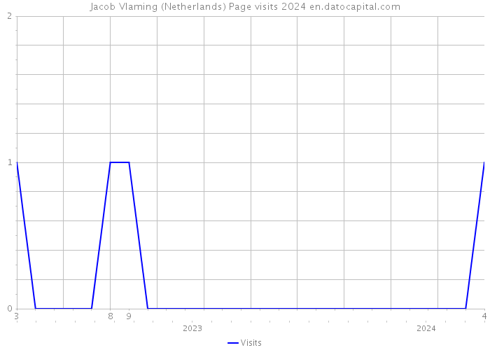 Jacob Vlaming (Netherlands) Page visits 2024 