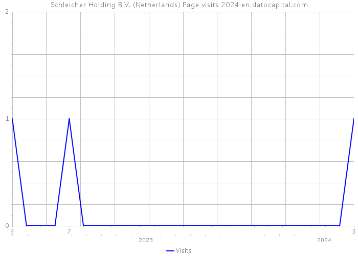 Schleicher Holding B.V. (Netherlands) Page visits 2024 
