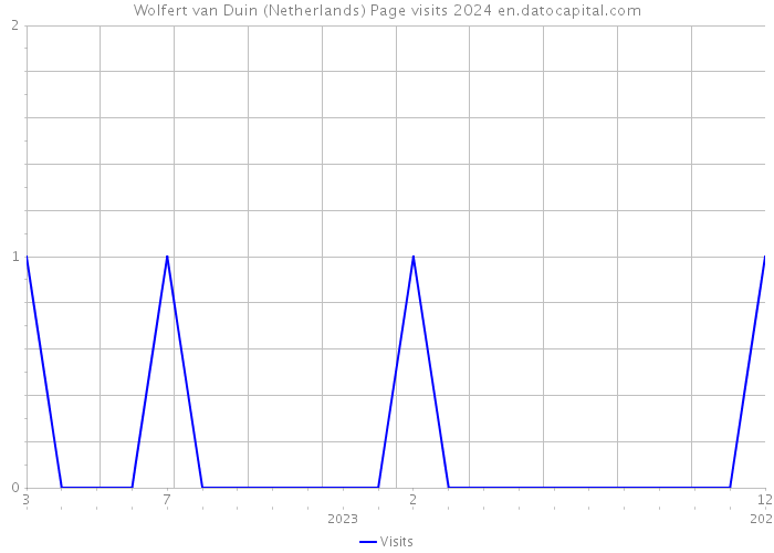 Wolfert van Duin (Netherlands) Page visits 2024 